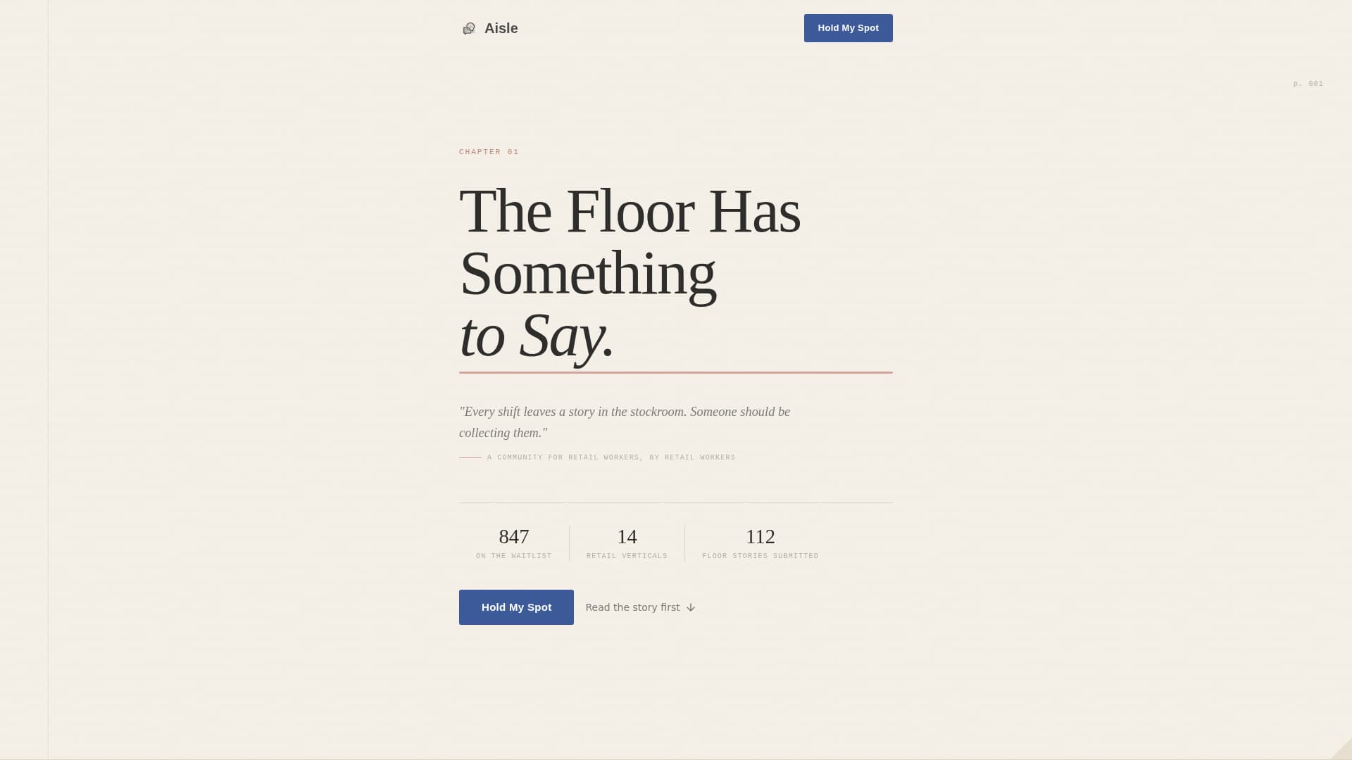 Retail Blog & Media Pre-Launch Website Template
