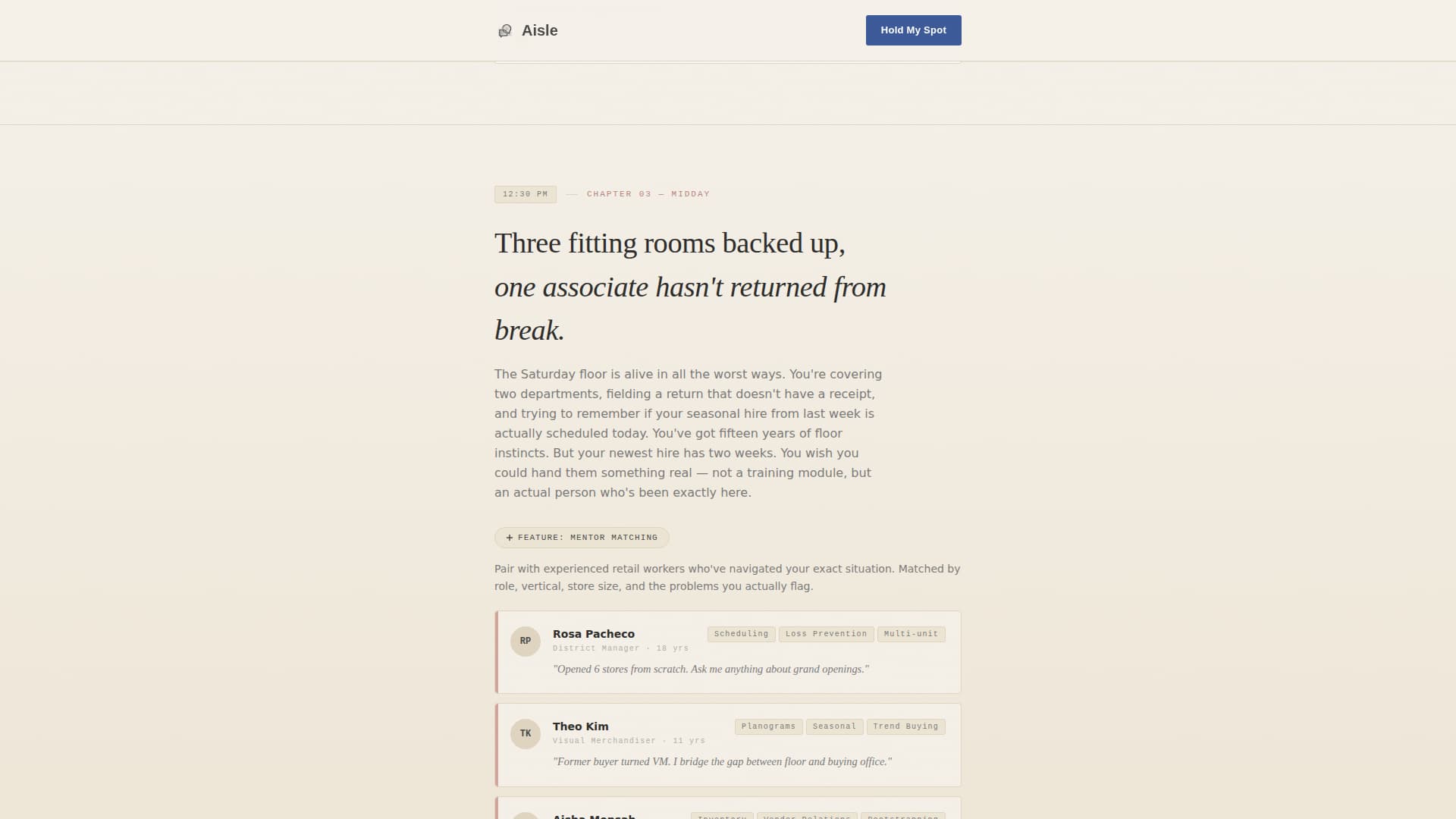 Retail Blog & Media Pre-Launch Website Template