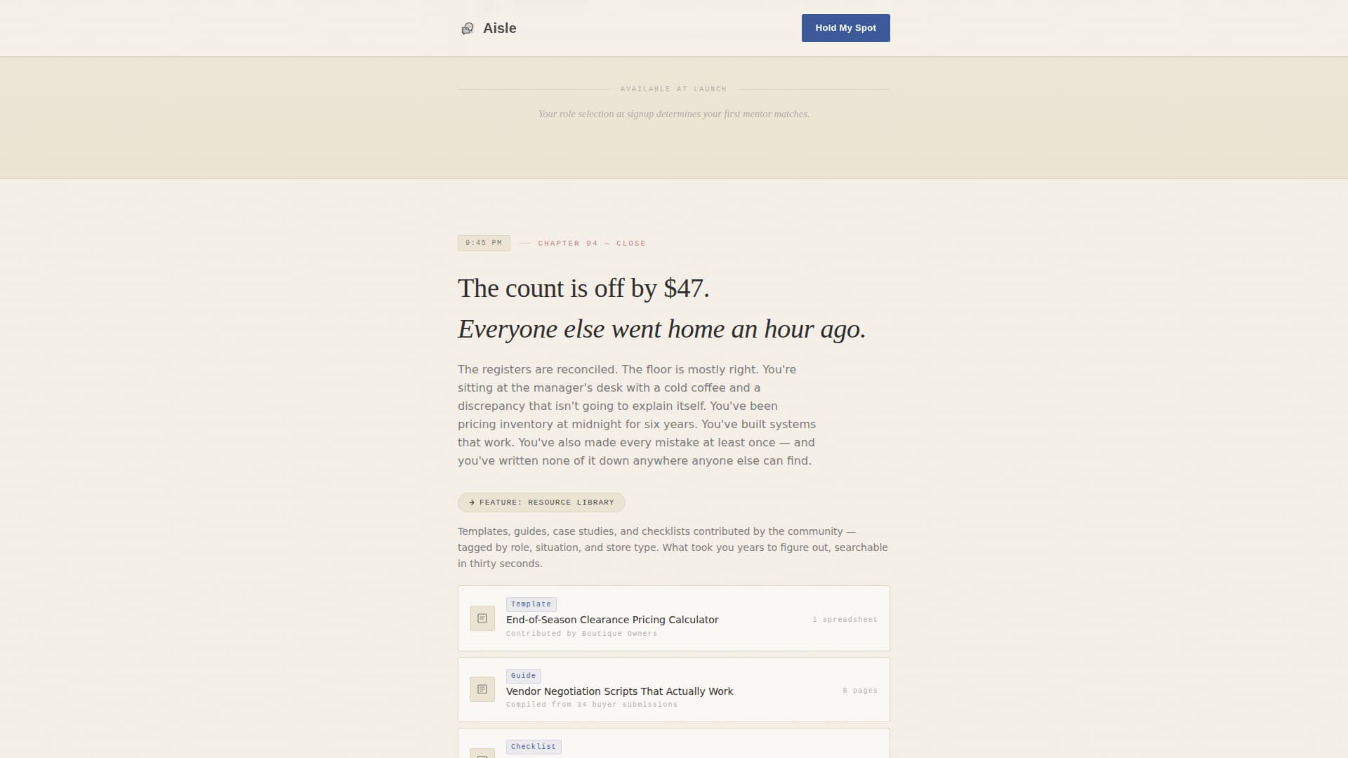 Retail Blog & Media Pre-Launch Website Template