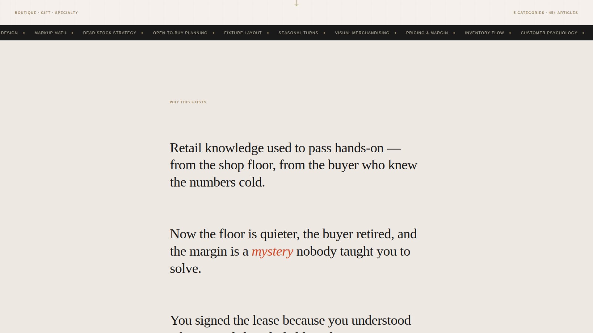 Retail Blog & Media Education Website Template