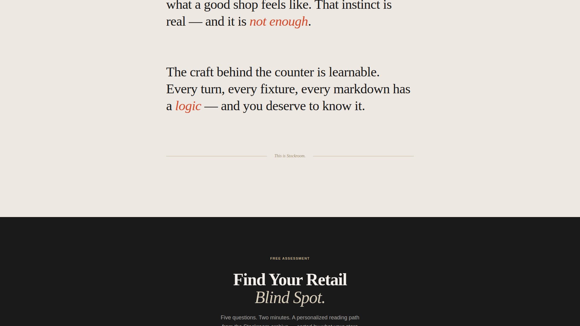 Retail Blog & Media Education Website Template