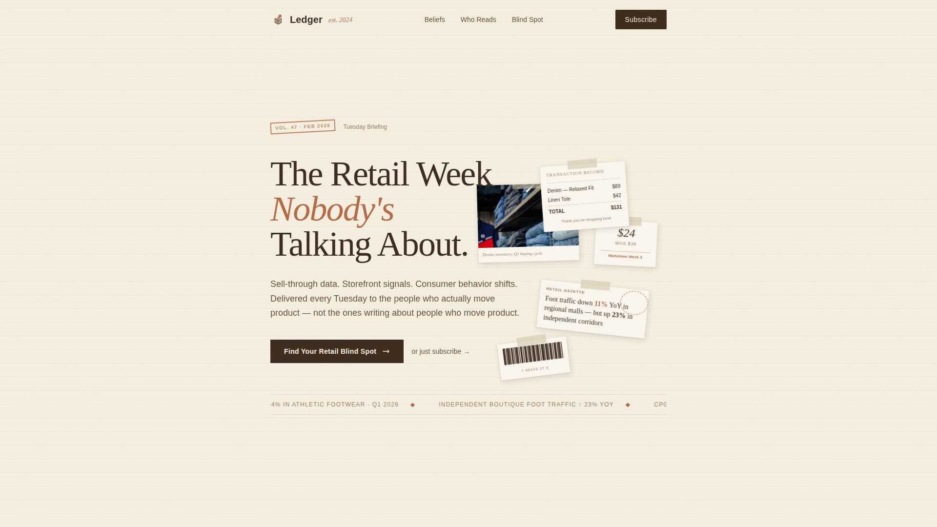 Retail Blog & Media Professional Website Template