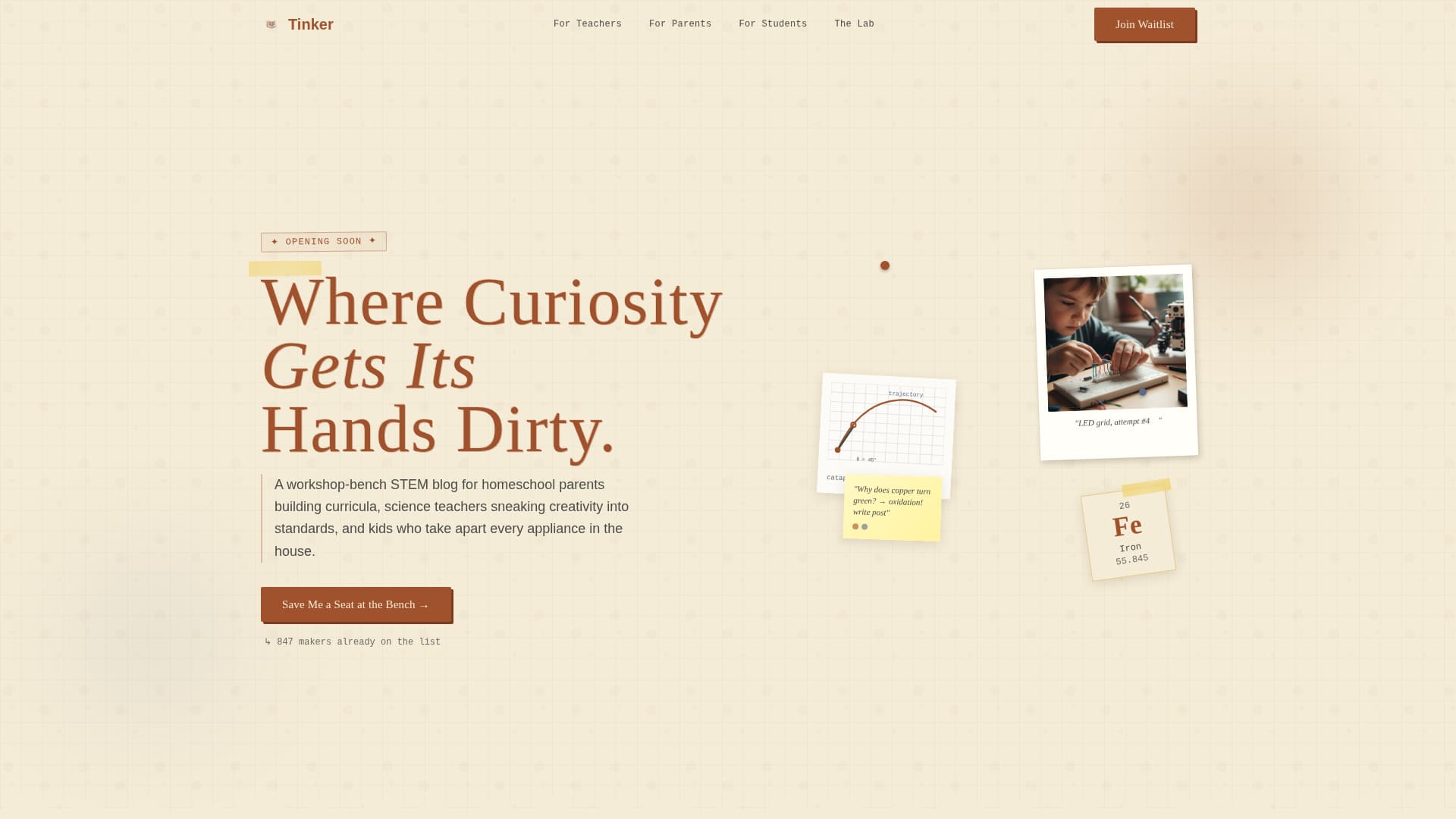 Build — Interactive Education Technology Landing Page Template