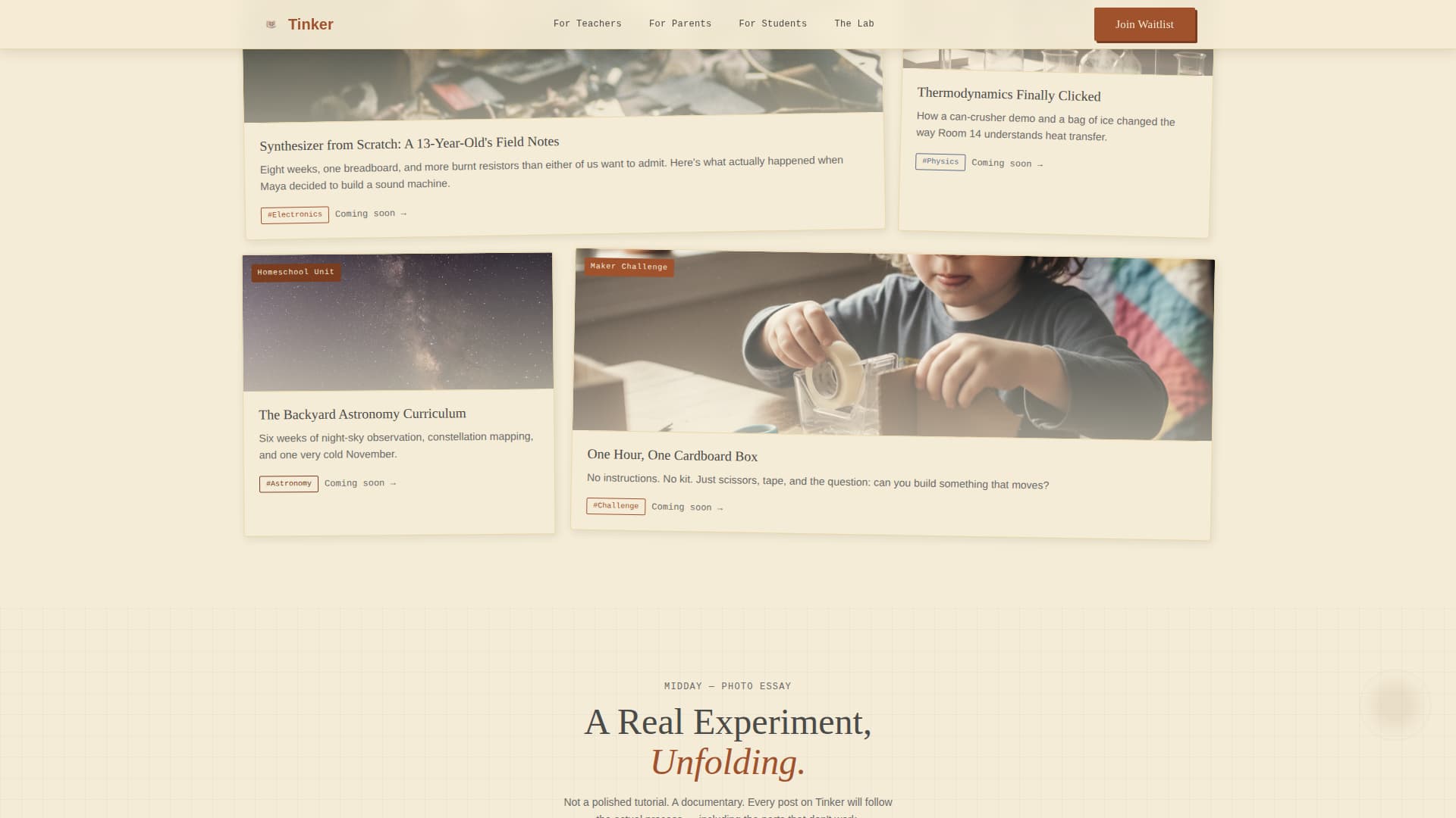 Build — Interactive Education Technology Landing Page Template