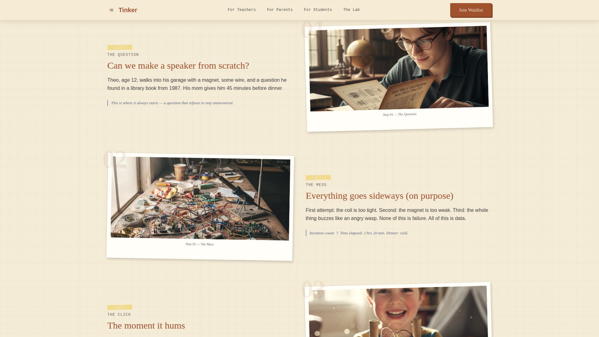 Build — Interactive Education Technology Landing Page Template