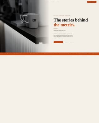 Airwave - Editorial SaaS Landing Page Template