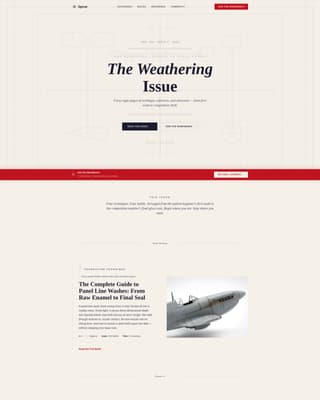 Hobby & Passion Content Blog Website Template