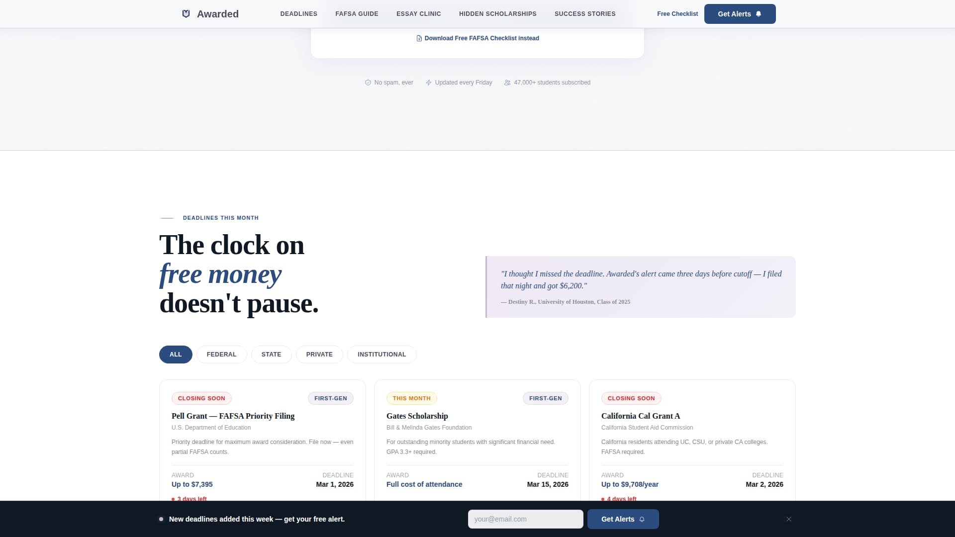 Education & Career Blog Blog Website Template