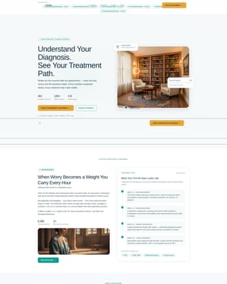 Psychiatrist Booking Website Template