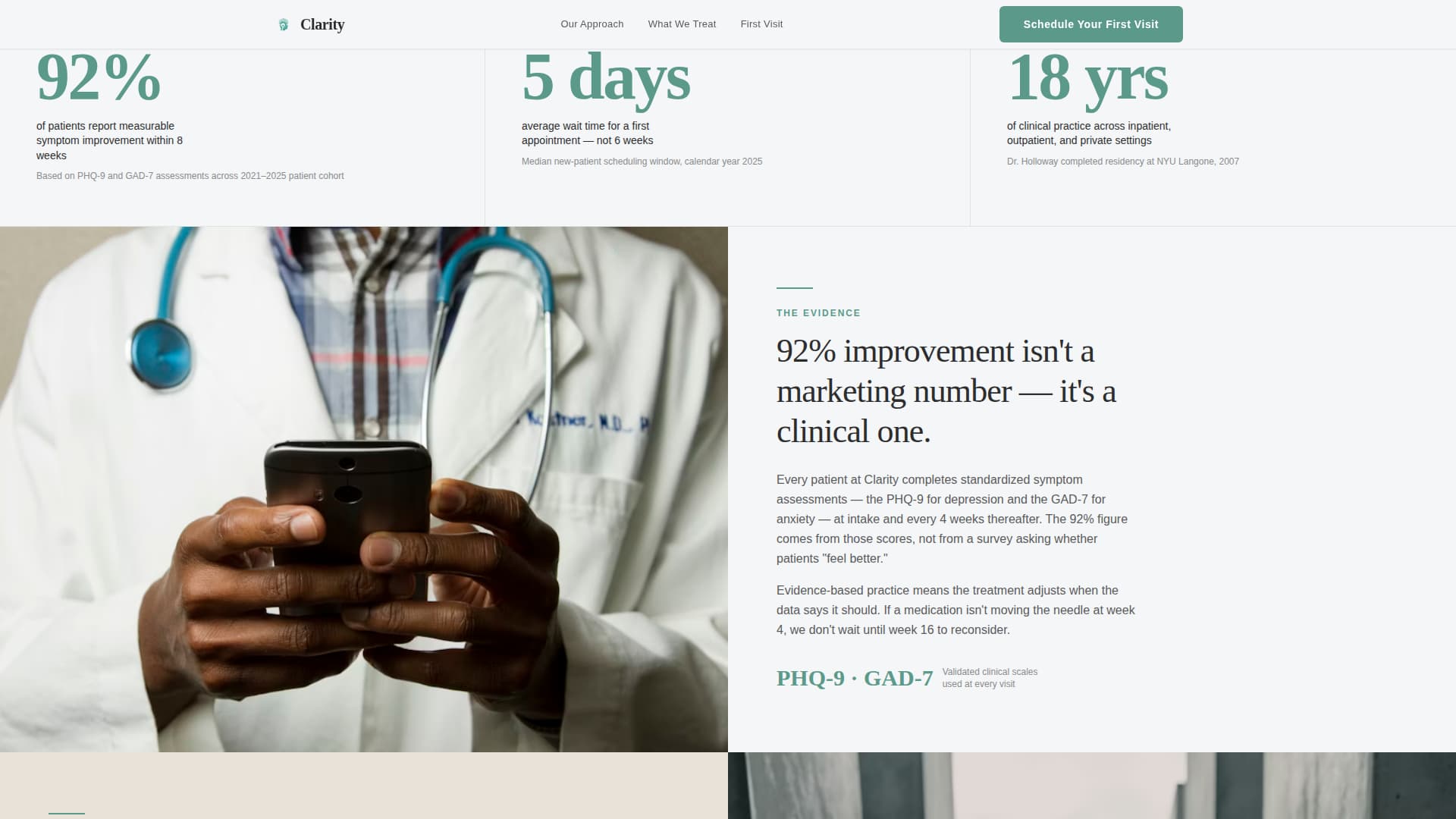 Psychiatrist Professional Website Template