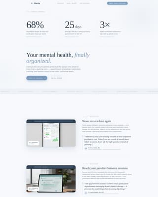 Psychiatrist Booking Website Template