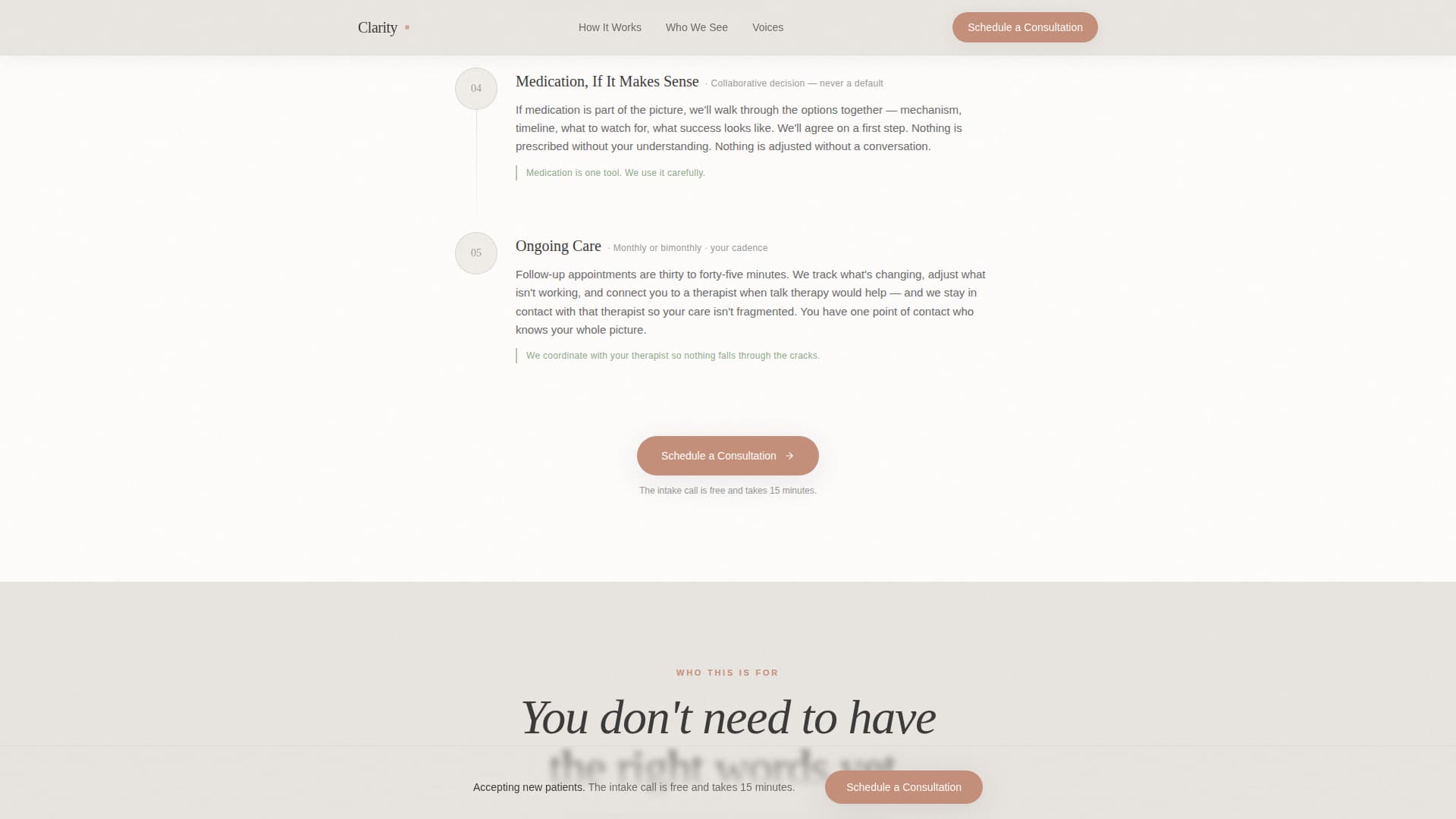 Mental Health & Psychiatry Blog Website Template