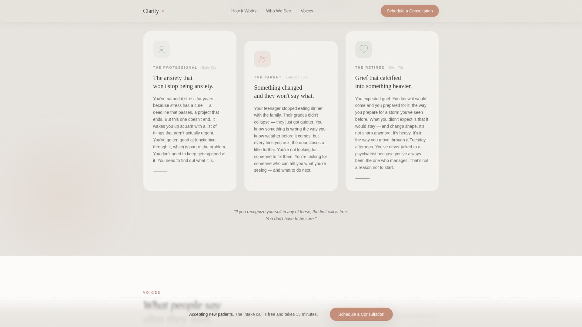 Mental Health & Psychiatry Blog Website Template