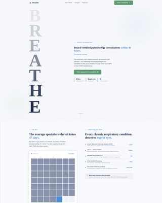 Pulmonologist Booking Website Template