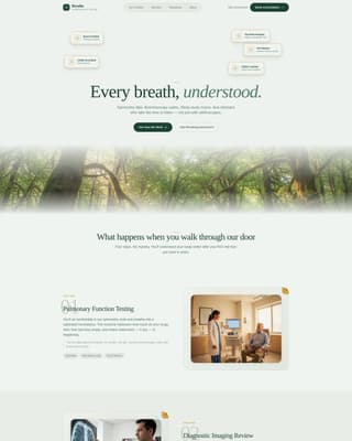 Pulmonology Medicine Professional Website Template