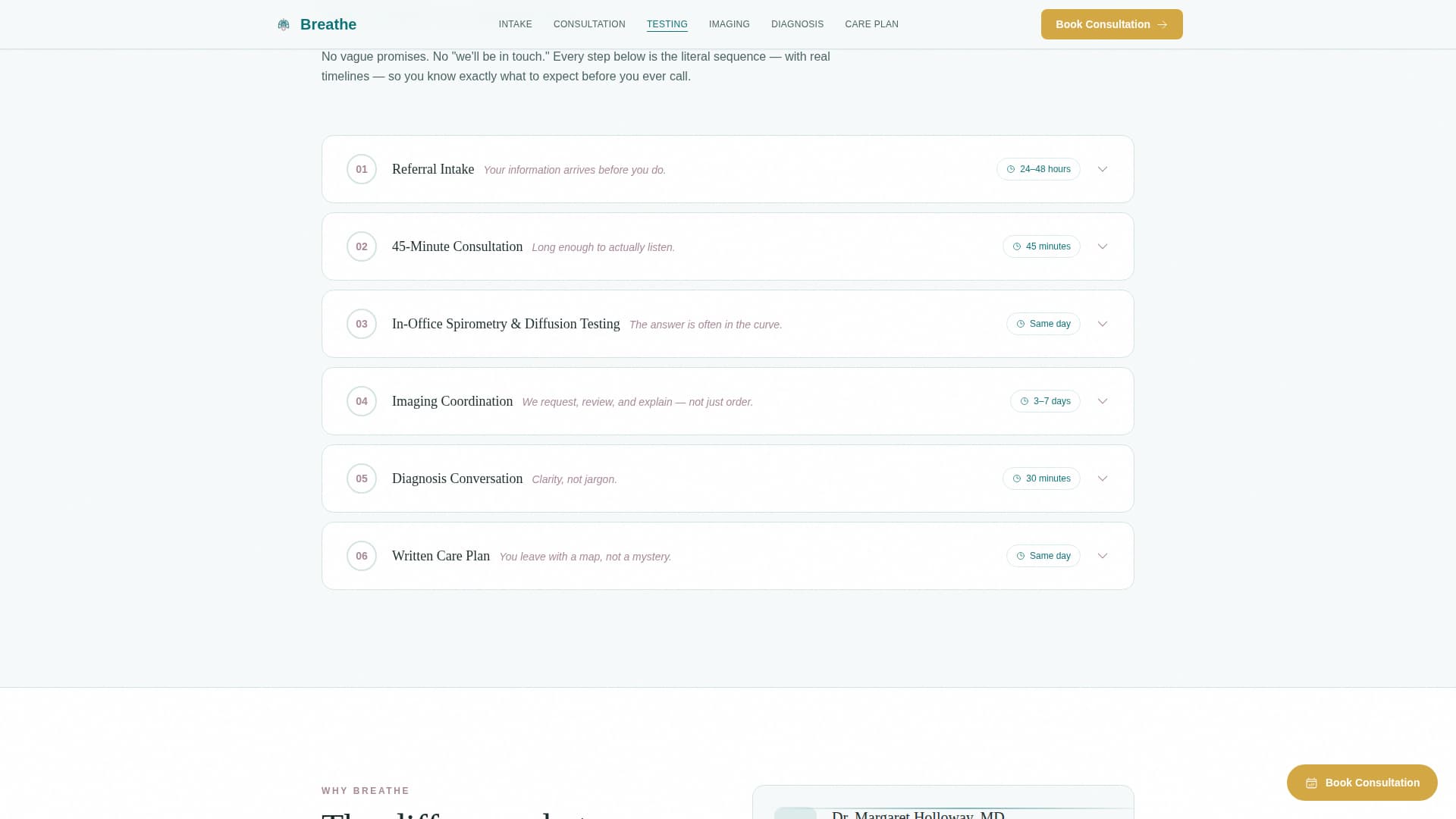 Pulmonology Medicine Specialist Booking Website Template