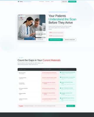 Radiologist Comparison Website Template