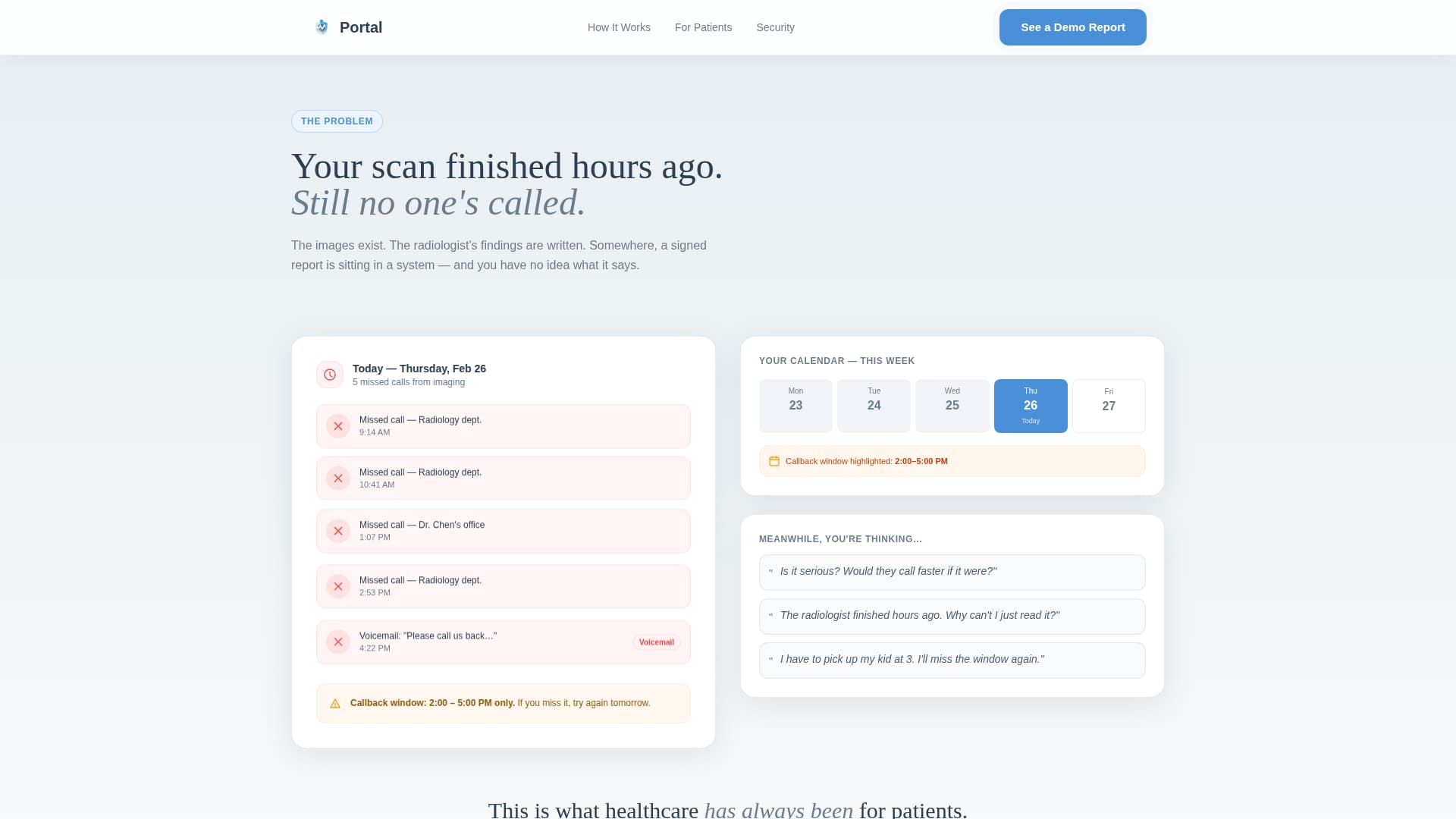 Radiologist Reviews Website Template