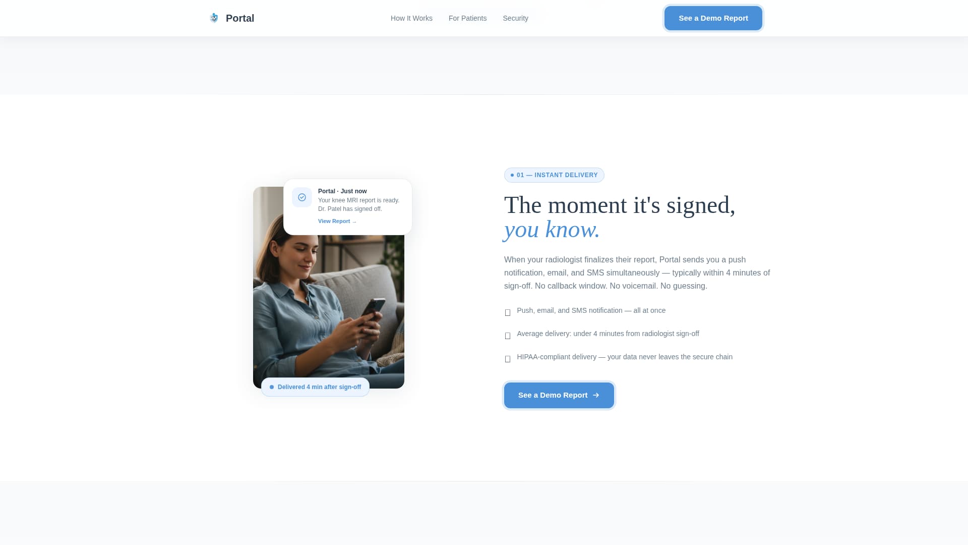 Radiologist Reviews Website Template