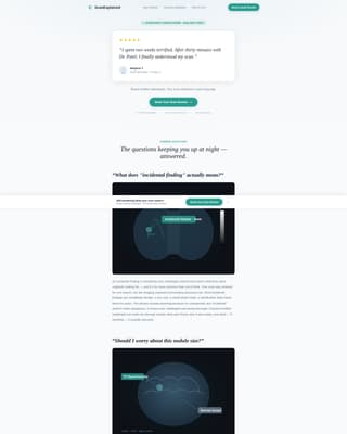 Radiologist Complete Booking Website Template