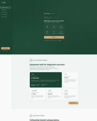 Diagnostic Lab & Imaging Booking Website Template