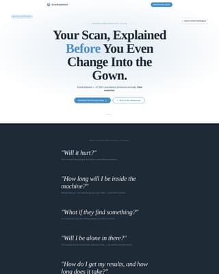 Radiology Medicine Education Website Template