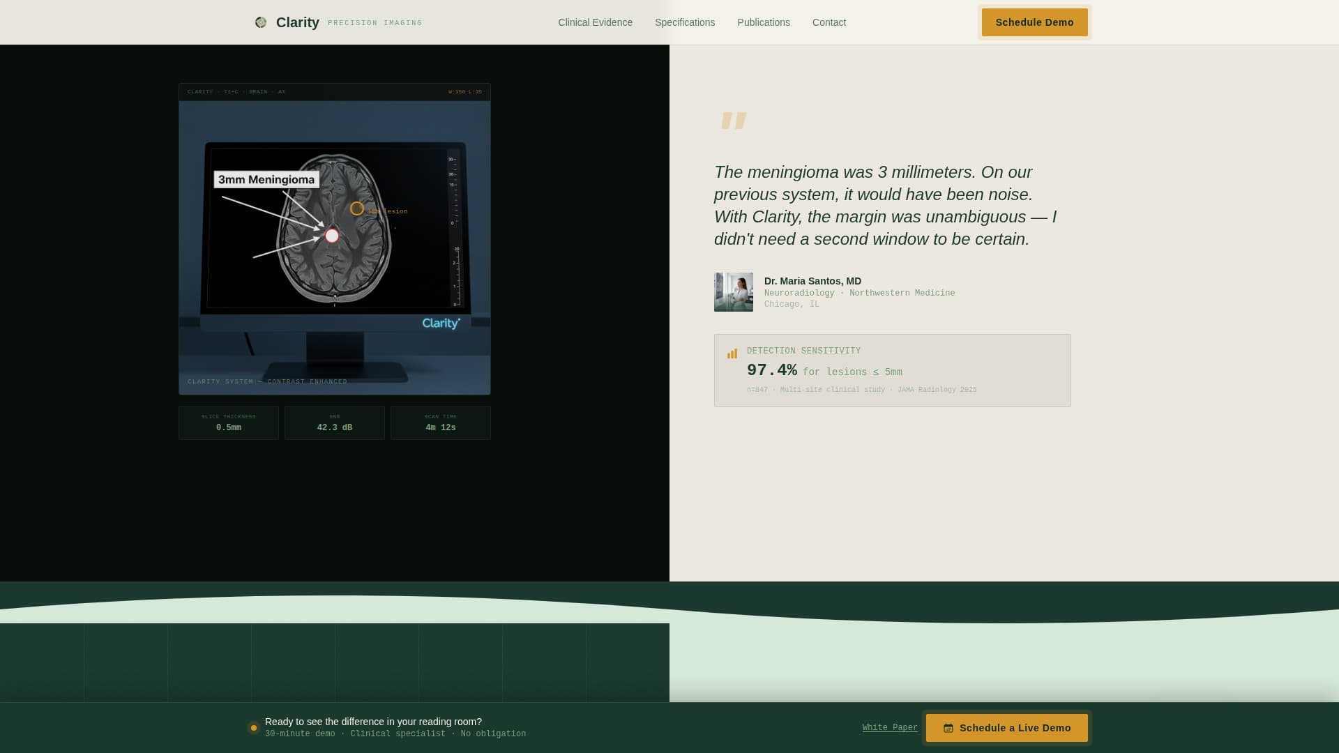 Radiology Medicine Booking Website Template
