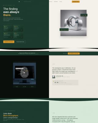 Radiology Medicine Booking Website Template