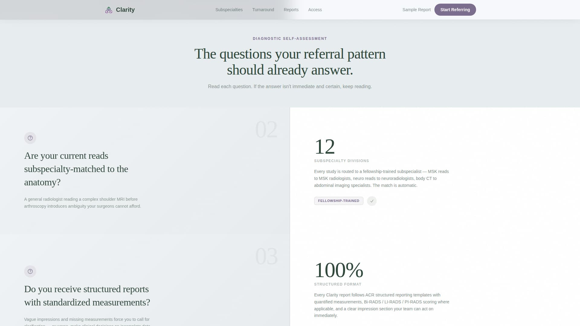 Radiology Medicine Professional Website Template