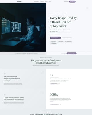 Radiology Medicine Professional Website Template