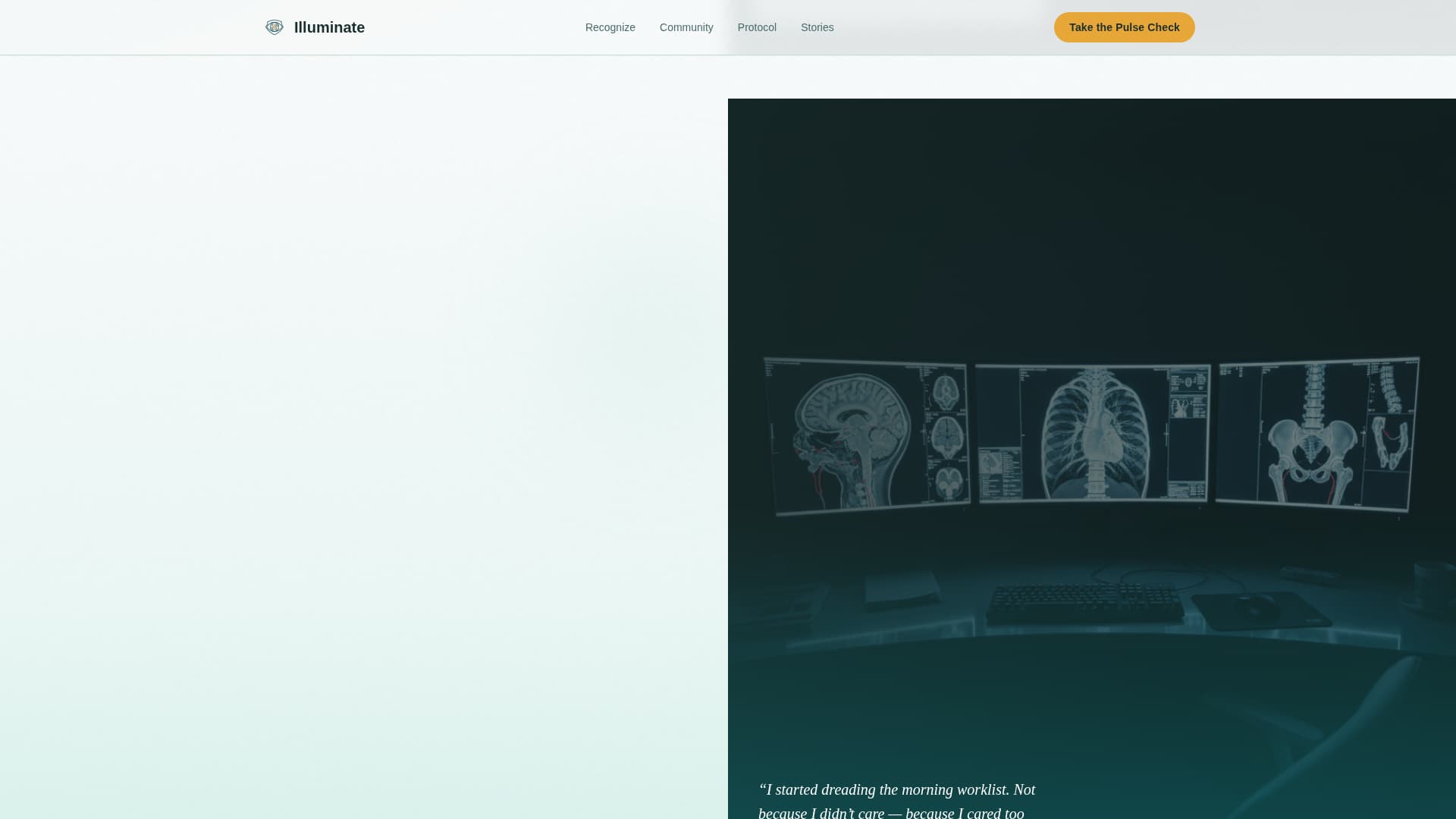 Radiology Medicine Specialist Professional Website Template