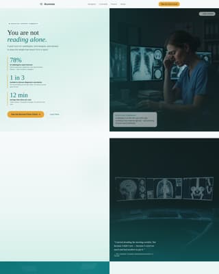 Radiology Medicine Specialist Professional Website Template