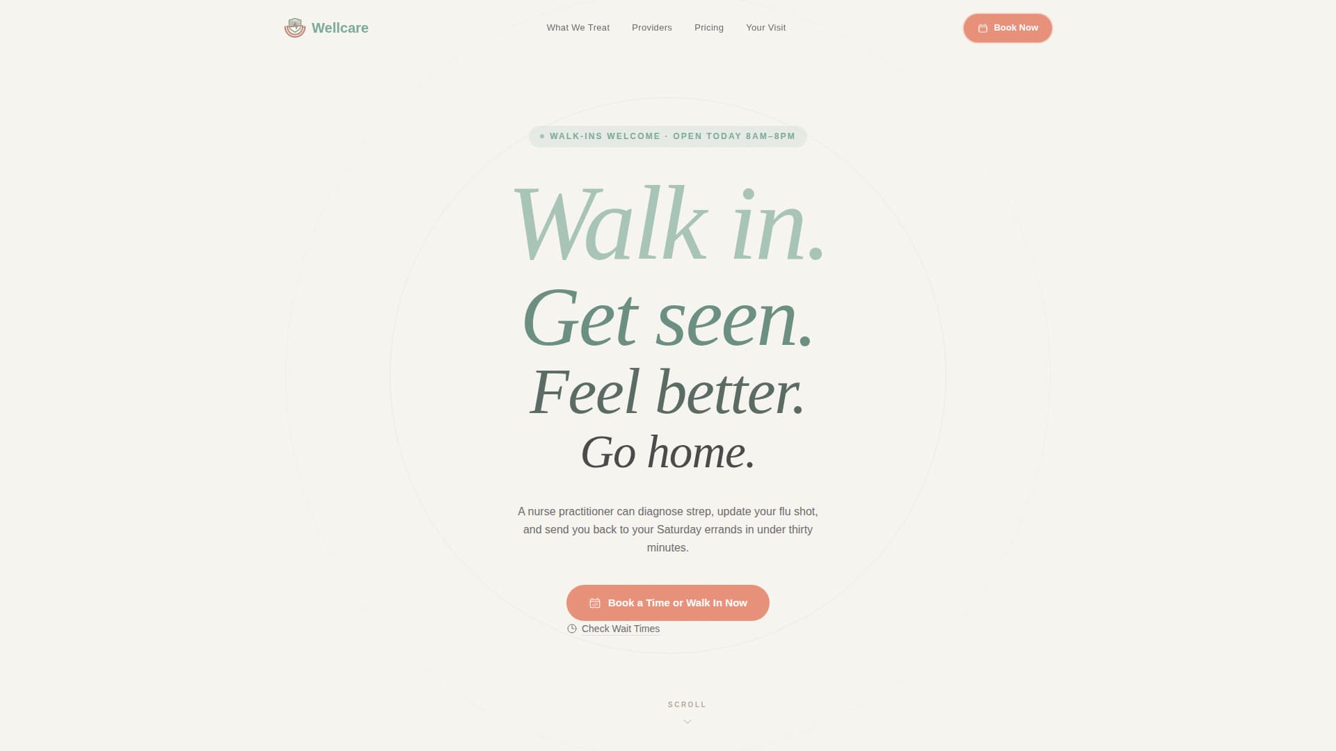 Urgent Care & Walk-In Booking Website Template