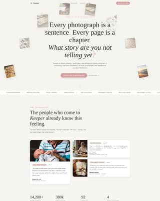 Scrapbooking & Memory Keeping Content Professional Website Template