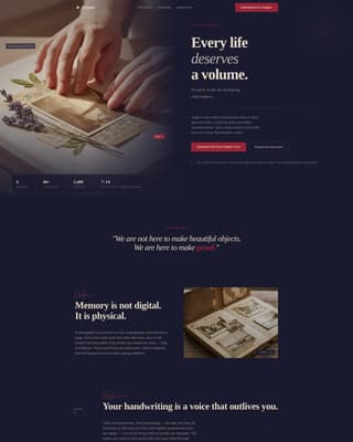 Scrapbooking & Memory Keeping Content Advanced Blog Website Template