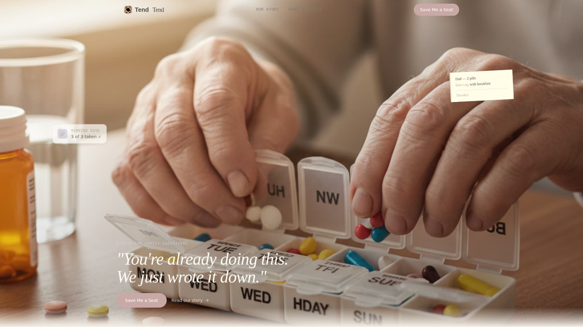 Senior Care Blog & Media Pre-Launch Website Template
