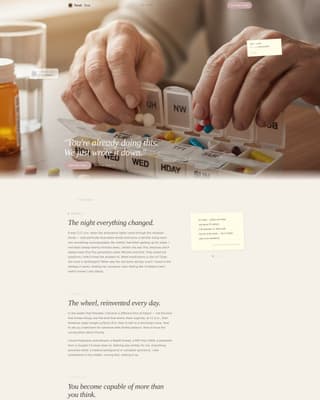 Senior Care Blog & Media Pre-Launch Website Template