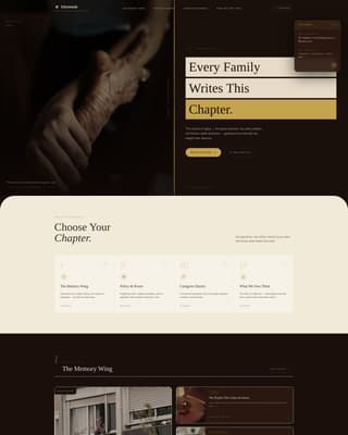 Chronicle - Compelling Senior Care Landing Page Template