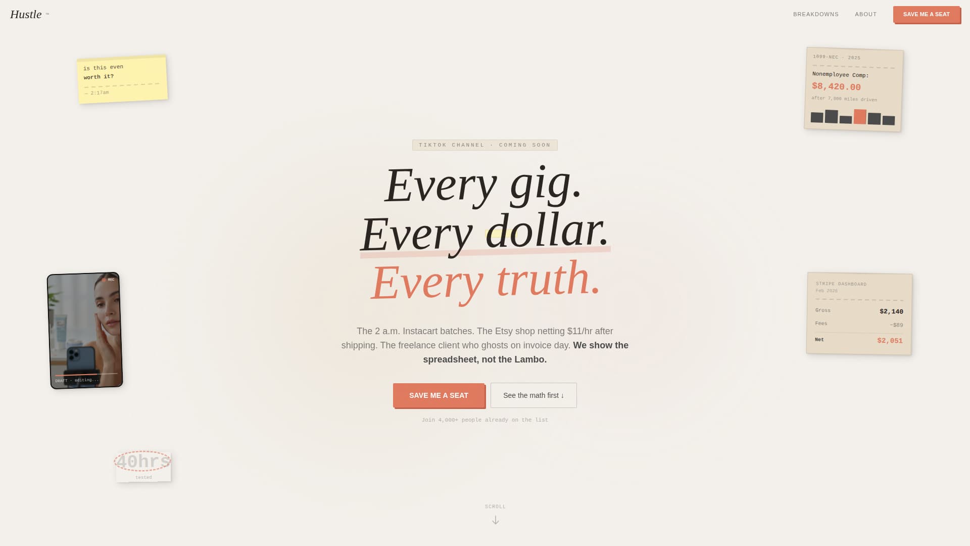 Grind — Authentic Flexible Work Landing Page Template