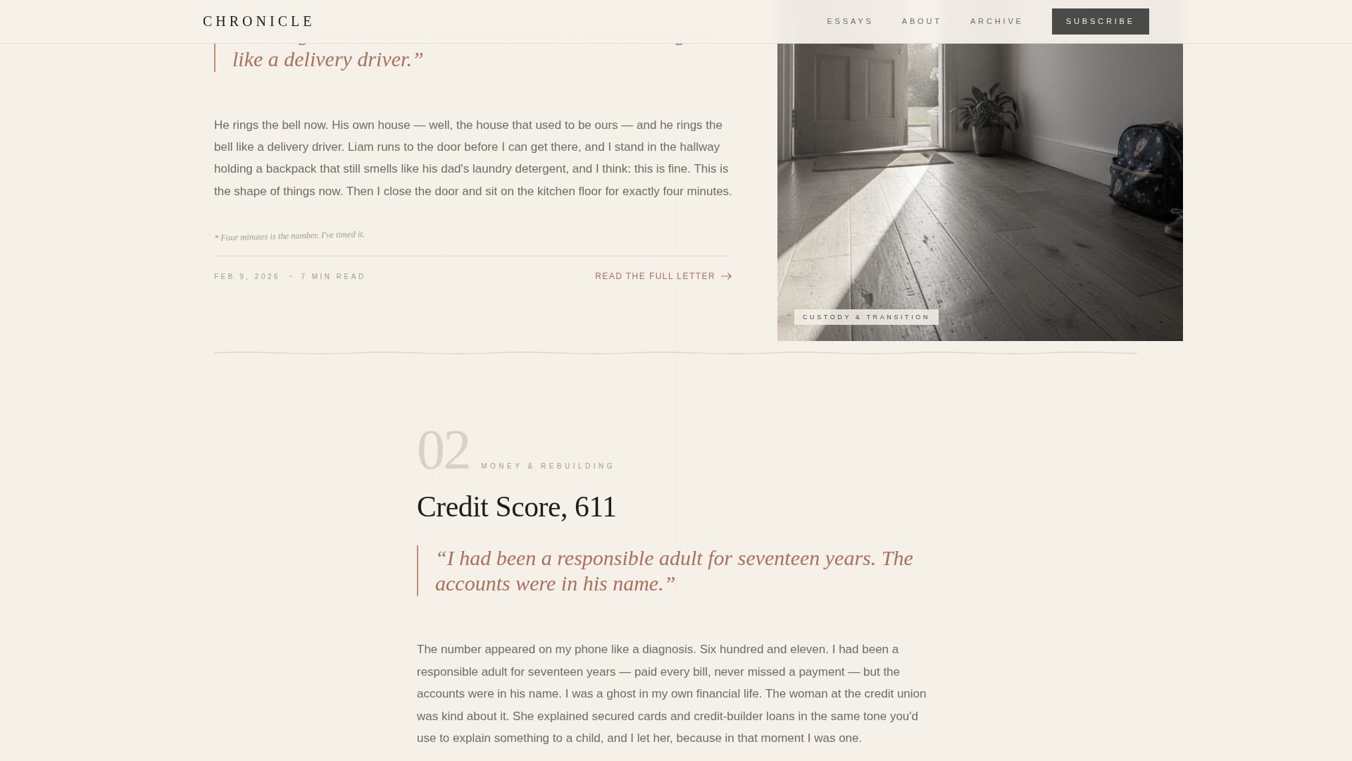 Parenting & Family Blog Blog Website Template