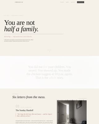 Parenting & Family Blog Blog Website Template