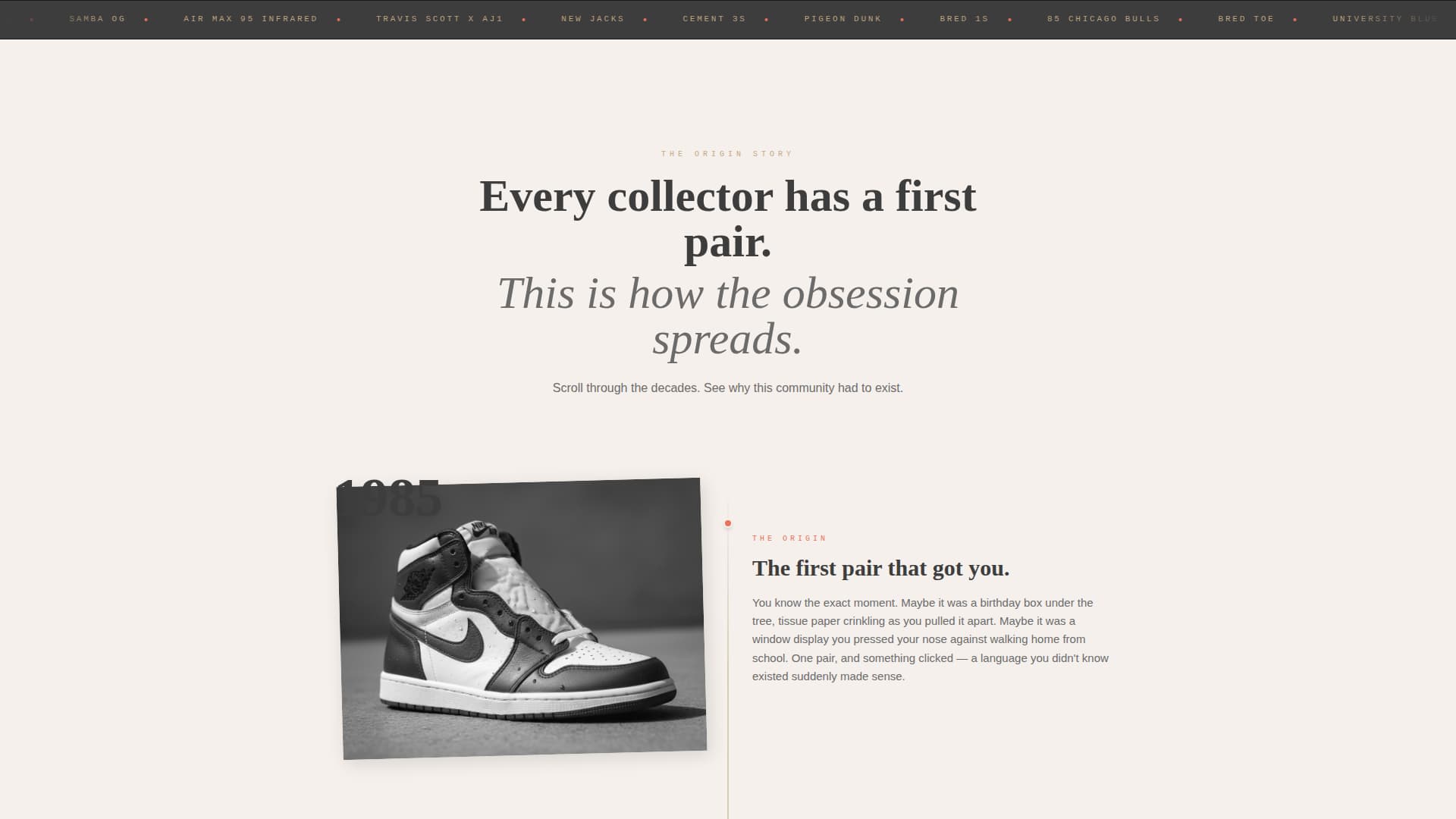 Grails - Bold Sneakercommunity Landing Page Template