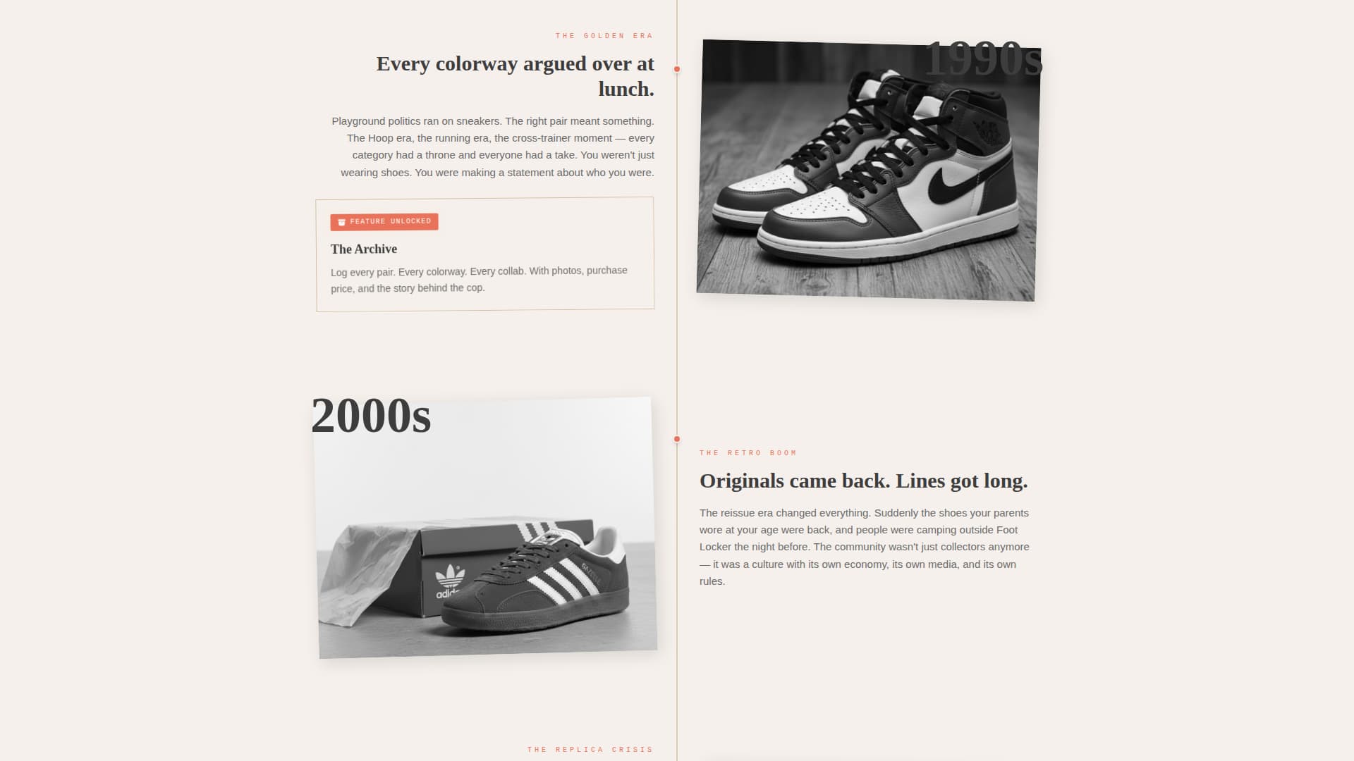 Grails - Bold Sneakercommunity Landing Page Template