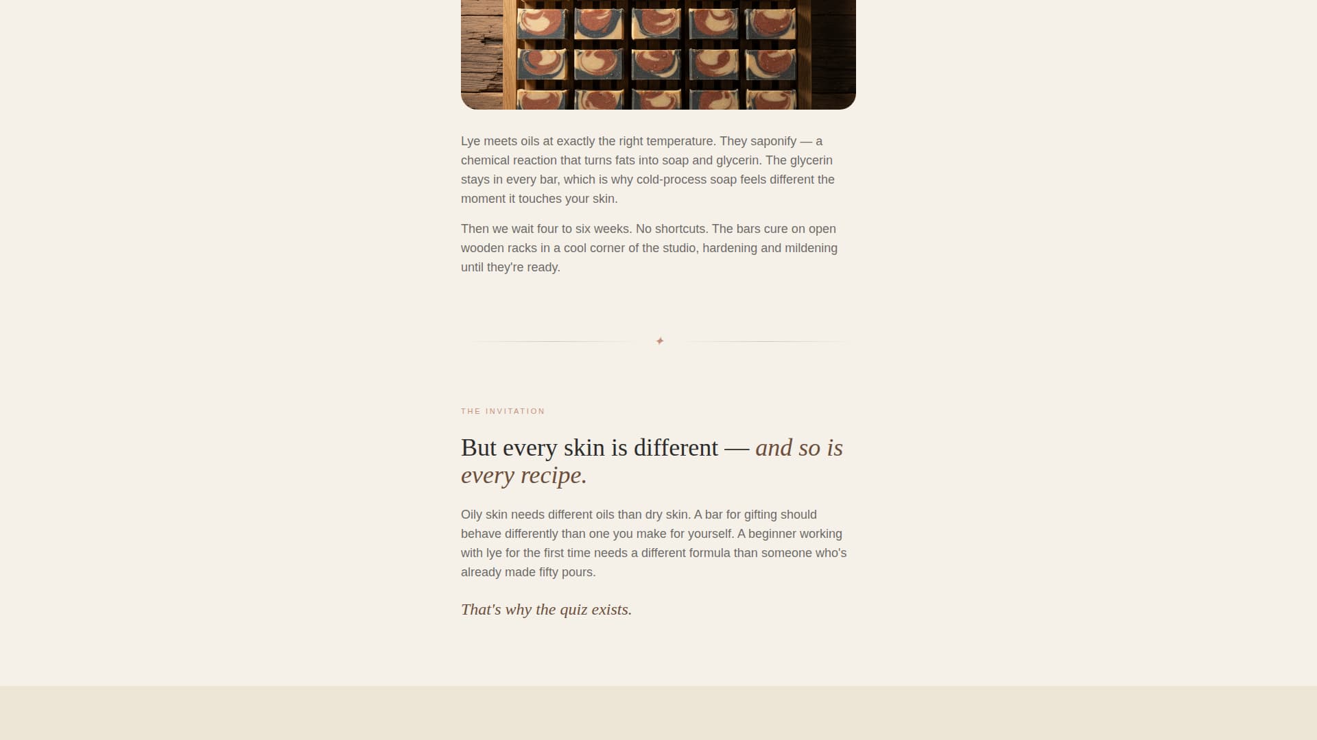 Lather — Handcrafted Natural Bath Products Landing Page Template