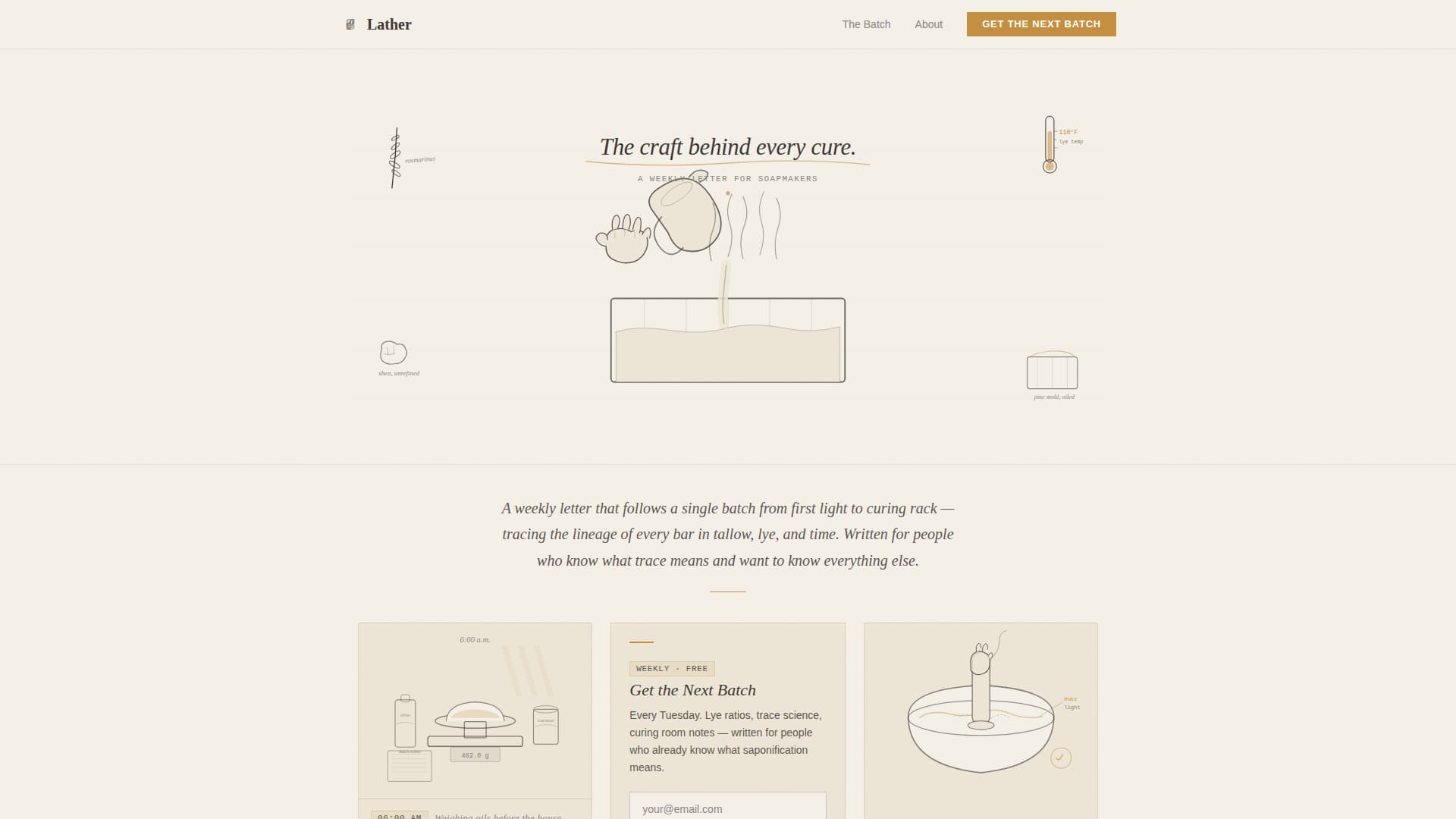 Soap Making Content Professional Website Template