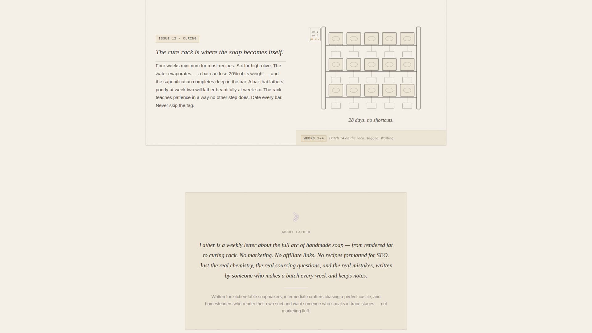 Soap Making Content Professional Website Template