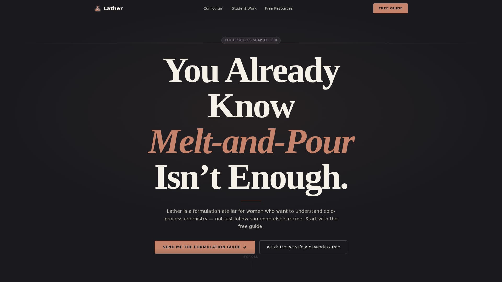 Suds — Artisan Handmade Soap Landing Page Template