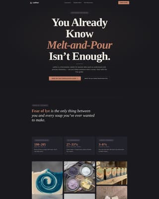 Suds — Artisan Handmade Soap Landing Page Template