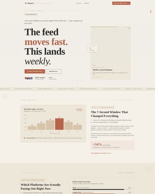 Social Media Marketing Newsletter Portfolio Website Template