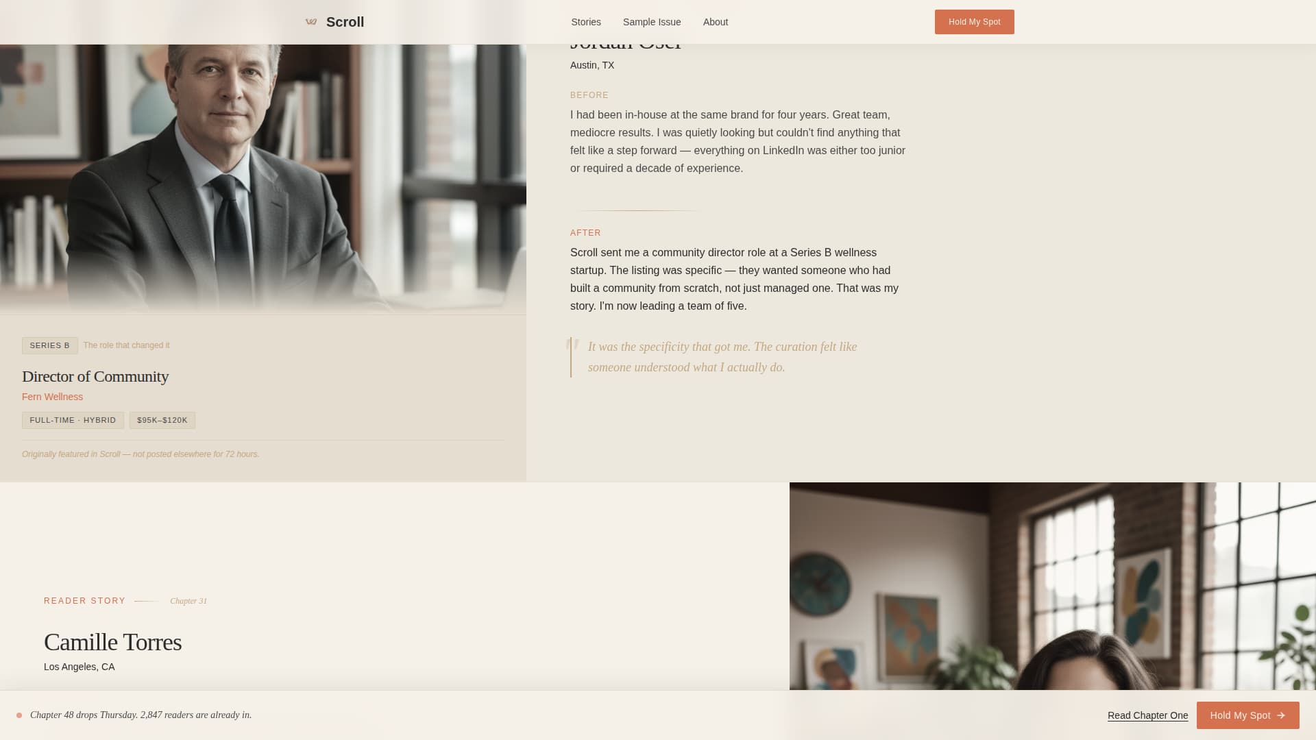 Social Media Marketing Newsletter Booking Website Template